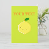 Cute Cartoon Lemon  招待状 (スタンド正面)