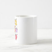 Cute Cartoon Numbers Maths Mug for Kids コーヒーマグカップ (中央)