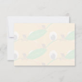 Cute Cartoon Orange Blank ノートカード (裏面)