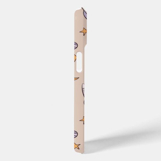 Cute Cartoon Outer Space Seamless Pattern Design Case-Mate iPhoneケース (裏面 / 右)