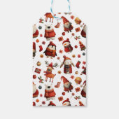 Cute Cartoon Penguin Festive Merry Christmas from  ギフトタグ (裏面)