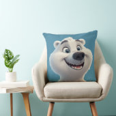 Cute Cartoon Polar Bear Character クッション (椅子)