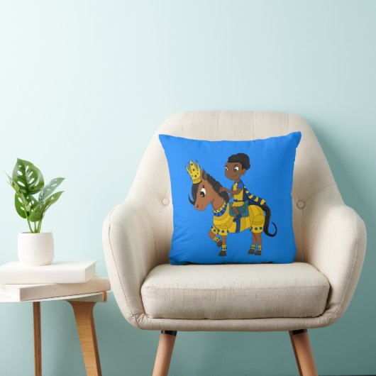 Cute cartoon princess throw pillow クッション (椅子)