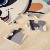 Cute Cartoon Raccoon Family Jigsaw Puzzle ジグソーパズル (側面)