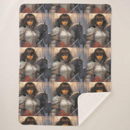 Cute Cartoon Sherpa Blanket シェルパブランケット