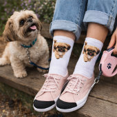 Cute Cartoon Shih Tzu Dog Socks ソックス