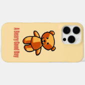 Cute Cartoon Teddy Bear Pun Illustration Case-Mate iPhoneケース (裏面 (横))