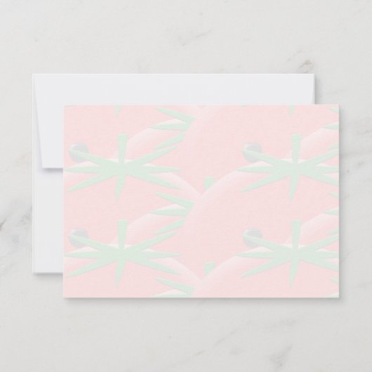 Cute Cartoon Tomato Custom Monogram ノートカード (裏面)