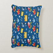 Cute Cartoon Vehicles Pattern  アクセントクッション (裏面(縦))