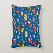 Cute Cartoon Vehicles Pattern  アクセントクッション (正面(垂直))