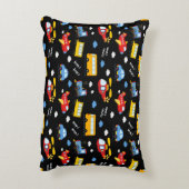 Cute Cartoon Vehicles Pattern  アクセントクッション (裏面(縦))
