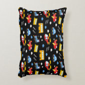 Cute Cartoon Vehicles Pattern  アクセントクッション (正面(垂直))