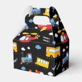 Cute Cartoon Vehicles Pattern  フェイバーボックス (裏面サイド)