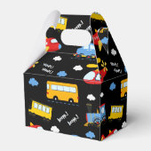 Cute Cartoon Vehicles Pattern  フェイバーボックス (正面サイド)