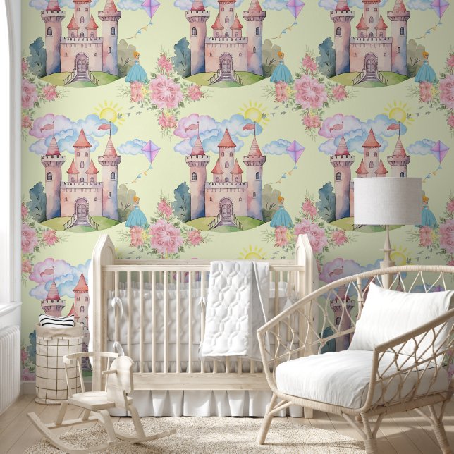 Cute castle princess sky  壁紙 (キッズ)