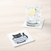 Cute Cat  スクエアペーパーコースター (インサイチュ)