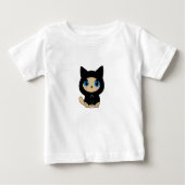 Cute Cat ベビーTシャツ (正面)