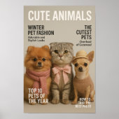 cute cat ポスター (正面)