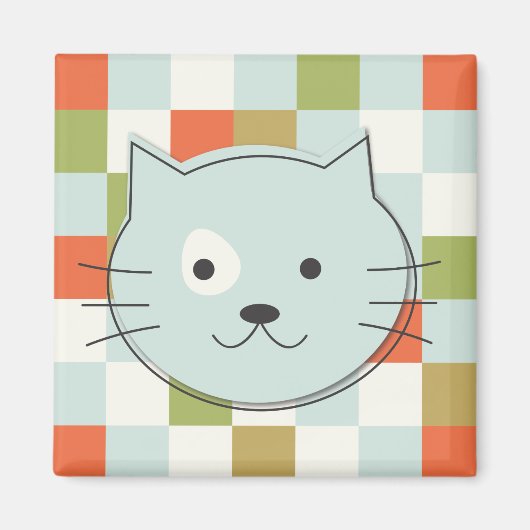 Cute Cat マグネット (正面)