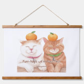 CUTE CAT 吊り下げ型タペストリー (正面)