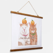 CUTE CAT 吊り下げ型タペストリー (傾斜あり)