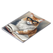 Cute Cat 読 Personal Log Journal ノートブック (左側)