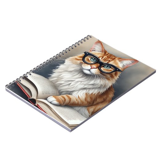 Cute Cat 読 Personal Log Journal ノートブック (左側)