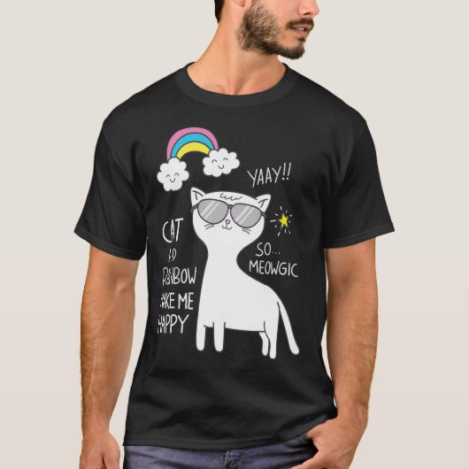 Cute cat 8 tシャツ (正面)