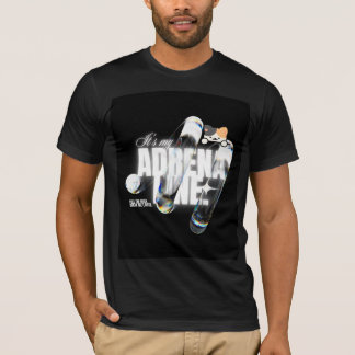 Cute cat & Adrenaline design t-shirt Tシャツ