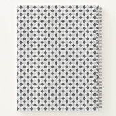 Cute Cat and Coffee Lover Personalised ノートブック (裏面)