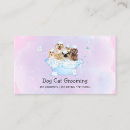 Cute Cat and Dog grooming Pet boutique 名刺