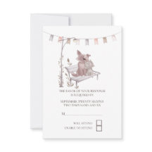 Cute Cat And Dog on Park Bench RSVP'結婚s