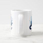 Cute Cat Artwork Mug – Gift for Animal Lovers ジャンボコーヒーマグカップ (裏面)