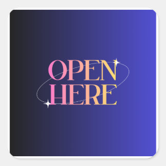 Cute Cat Astronaut Sticker – Kawaii Space Cat Viny スクエアシール