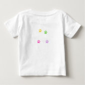Cute Cat Baby Outfit   ベビーTシャツ (裏面)