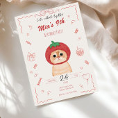 Cute Cat Birthday Invitation | Kid Birthday Invita 招待状