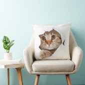 Cute Cat Blanket Design クッション (椅子)