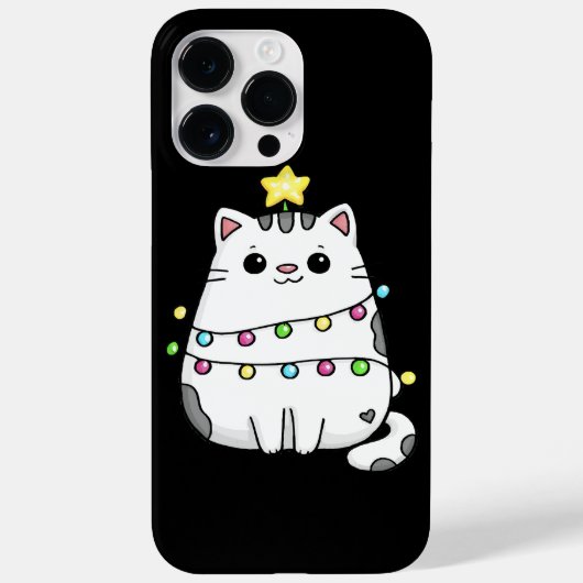 Cute Cat Christmas design  Case-Mate iPhoneケース (裏面)