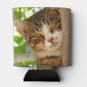 Cute Cat Climbing a Tree 缶クーラー (裏面)