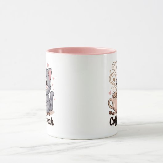 Cute Cat - Coffee Break -  マグカップ (中央)