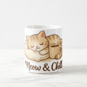 Cute Cat Coffee Mug – Adorable Cat Lover Gift, 11o コーヒーマグカップ (中央)
