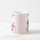Cute Cat Coffee Mug – Funny Gift for Cat Lovers コーヒーマグカップ (中央)