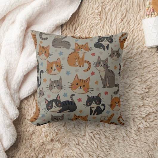 Cute cat cushion クッション (ブランケット)