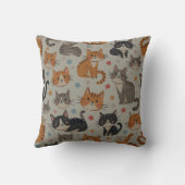 Cute cat cushion クッション (裏面)