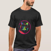 cute cat design  tシャツ (正面)
