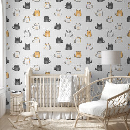 Cute Cat Designs for Your Kid Room 壁紙