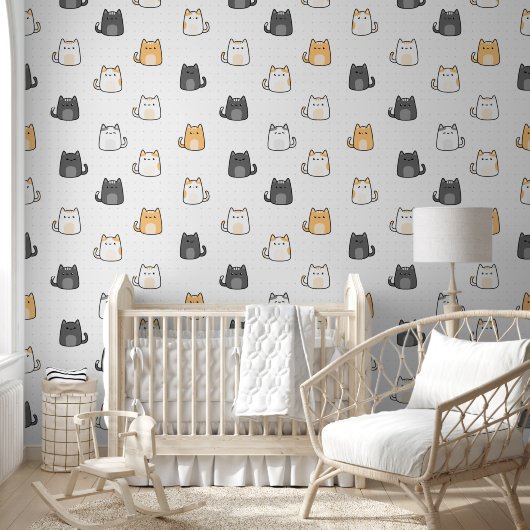 Cute Cat Designs for Your Kid Room 壁紙 (キッズ)