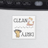 Cute Cat Dishwasher Magnet マグネット