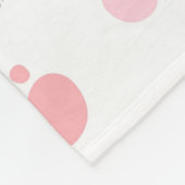 Cute cat faces smiling cats pattern フリースブランケット (角)