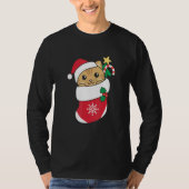 Cute Cat For Christmas Cat 1 Tシャツ (正面)